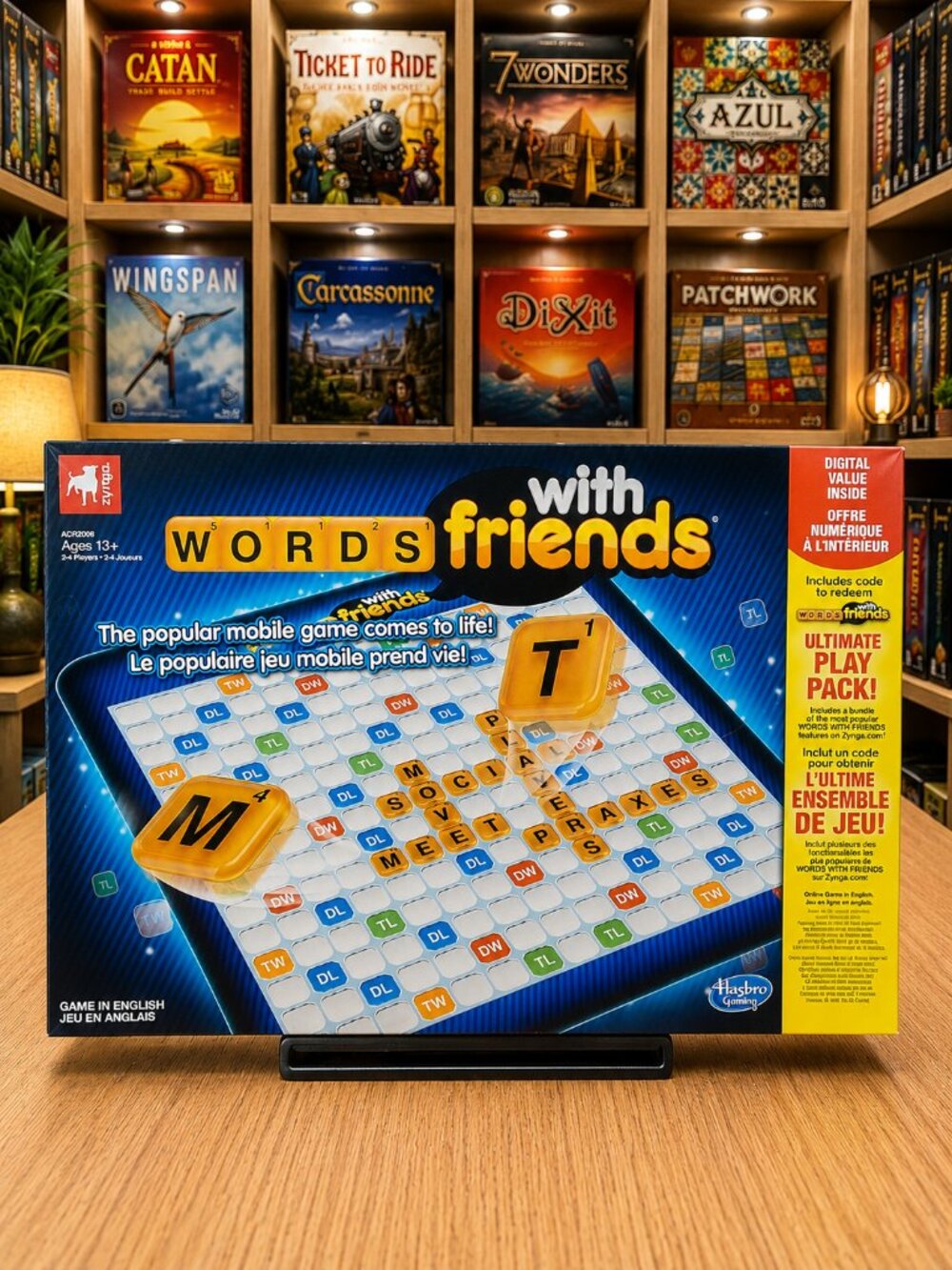 2012 Words With Friends Board Game Hasbro Zynga 100% Complete